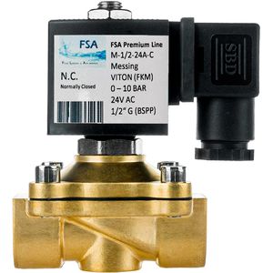 Produktbild für Magnetventil FSA Premium M-1/2-24A-C, 1/2 Zoll