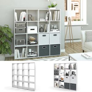 Produktbild für Bücherregal Vicco Karree, weiß