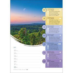 Produktbild für Mondkalender Harenberg 3310228, Mond-Wochenkalender, Jahr 2027