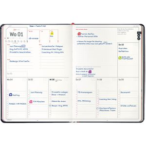 Produktbild für Buchkalender weekview SW11220, Business Planner, Jahr 2027