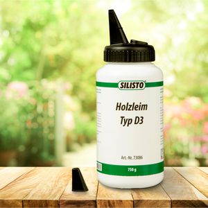 Produktbild für Holzleim SILISTO 73086, D3, 750g