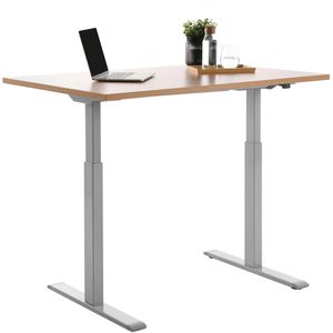 Produktbild für Schreibtisch Topstar E-Table, buche / silber
