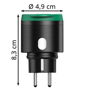 Produktbild für Smart-Steckdose Offgridtec 021625, für außen
