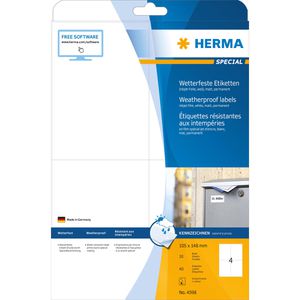 Produktbild für Inkjet-Etiketten Herma 4598, Special, weiß