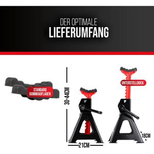 Produktbild für Unterstellbock Heyner 347430, Tragkraft 3t