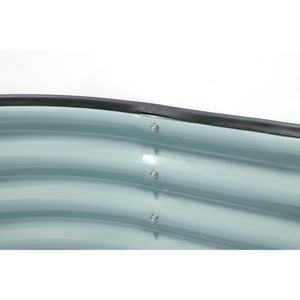 Produktbild für Hochbeet Westmann Grow Faster Oval, aus Stahl
