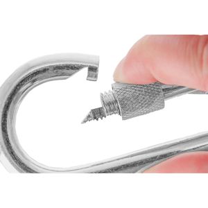 Produktbild für Karabinerhaken Dörner+Helmer 4815204, Stahl