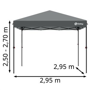 Produktbild für Pavillon Sekey GZ22, grau