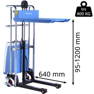 Produktbild für Hubwagen HanseLifter E-PS0413, Tragkraft 400kg