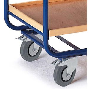 Produktbild für Tischwagen Rollcart 06-7026, aus Metall &amp; Holz