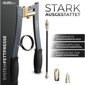 Produktbild für Fettpresse KLRStec X0-QRVC-BKYF, mit Mundstück