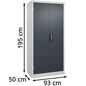 Produktbild für Werkzeugschrank CP-Möbel 8921-052, aus Metall, grau/anthrazit