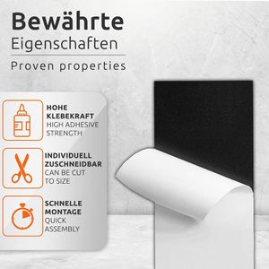 Produktbild für Wandschutz ECENCE 81040406, schwarz