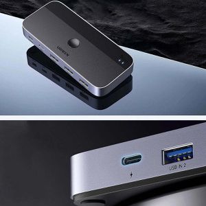 Produktbild für USB-Switch UGREEN 15705, USB 3.0, für 2 PC