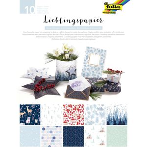 Geschenkpapier Folia Lieblingspapier Winter