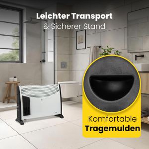 Produktbild für Konvektorheizung Clatronic KH 3433 N, weiß