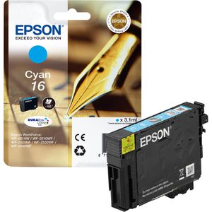 Tinte Epson 16 C13T1622 Füller, cyan