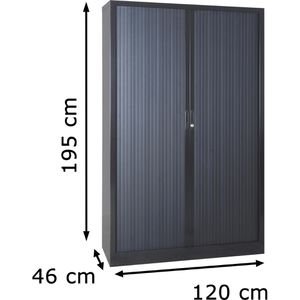 Produktbild für Rollladenschrank G-Office SDC.1912, aus Metall