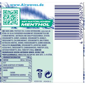 Produktbild für Kaugummis Airwaves Strong