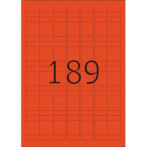 Produktbild für Universaletiketten Herma 4238, Special, rot