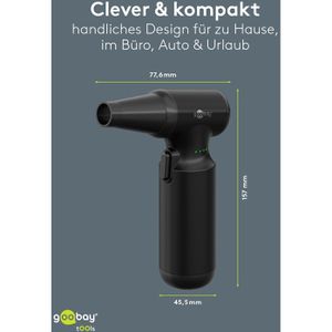 Produktbild für Akku-Gebläse Goobay Staubgebläse Advanced, 77830