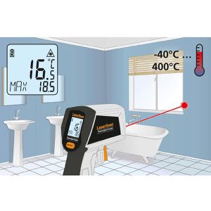 Produktbild für Infrarot-Thermometer Laserliner 082.440E, ThermoSpot Pocket