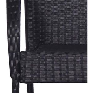 Produktbild für Gartenstuhl vidaXL 310084, Polyrattan