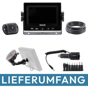Produktbild für Rückfahrkamera VSG24 Navigator 24595, schwarz