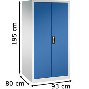 Produktbild für Werkzeugschrank CP-Möbel 8924-00, aus Metall, grau / blau