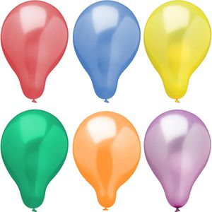 Luftballons Papstar 19342 Metallic farbig sortiert