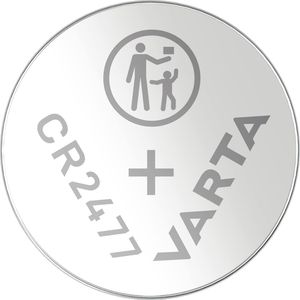 Produktbild für Knopfzelle Varta CR2477