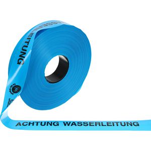 Produktbild für Trassenwarnband Kelmaplast Achtung Wasserleitung