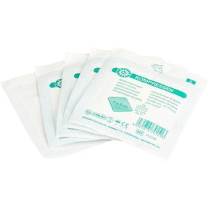 Produktbild für Mullkompressen Nobamed 712105, aus Baumwolle, steril