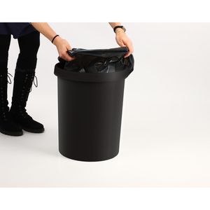 Produktbild für Papierkorb Helit H6106295, the german, schwarz