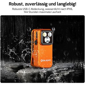 Produktbild für Arbeitsleuchte Olight Oclip Pro orange, LED