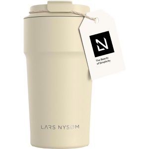 Isolierbecher LARS-NYSØM Bevaegelse Almond Beige, 500 ml