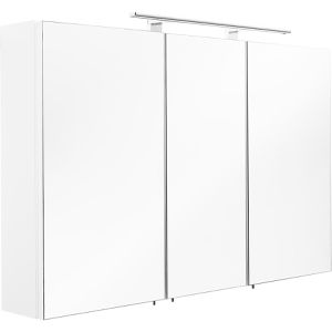 Produktbild für Spiegelschrank Posseik weiß