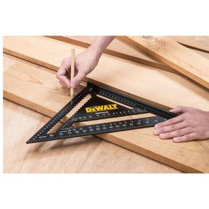 Produktbild für Winkeldreieck DeWalt DWHT25228-0, Speed Square, aus Aluminium