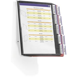 Produktbild für Sichttafelsystem Durable 5631-00 Sherpa Wall 10 A4