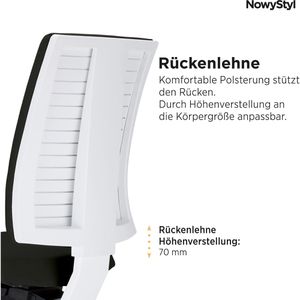Produktbild für Bürostuhl Nowy-Styl Navigo, weiß