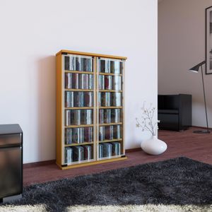 Produktbild für CD-Regal VCM Galerie, 30053, buche