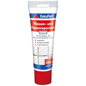 Baufan Spachtelmasse Fliesen- und Fugenreparatur, grau, für Fliesen, Innenbereich, 350g