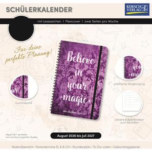 Produktbild für Schülerkalender Korsch 276427, Magic, Schuljahr 2026/2027