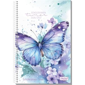 Produktbild für Schülerkalender Schulstuff by Häfft Butterfly, Jahr 2026/2027