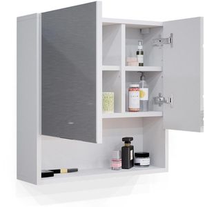 Produktbild für Spiegelschrank Vicco Irma, weiß hochglanz