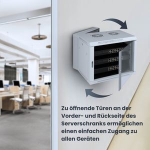 Produktbild für Netzwerkschrank Extralink Standard, EX.12950, 19 Zoll
