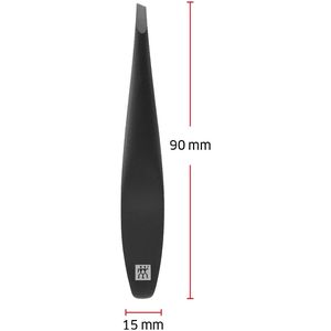 Produktbild für Pinzette Zwilling Premium Black Edition, Länge 9 cm, Edelstahl