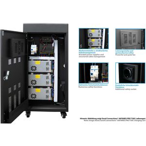 Produktbild für Tabletwagen Good-Connections ANTARES PRO T30C, schwarz