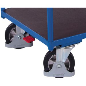 Produktbild für Tischwagen VARIOfit sw-800.511, aus Metall &amp; Holz