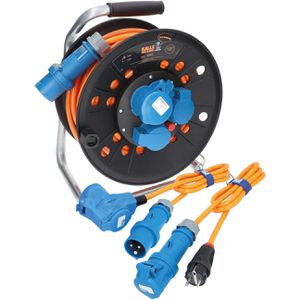 Kabeltrommel Kalle-das-Kabel Camping H07BQ-F, 25m